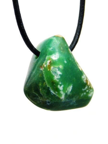 Chrysopras, Australien, gebohrt